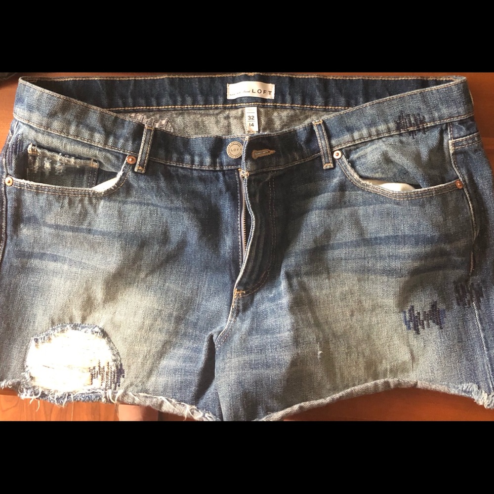 Loft size 32 (14) Denim Shorts